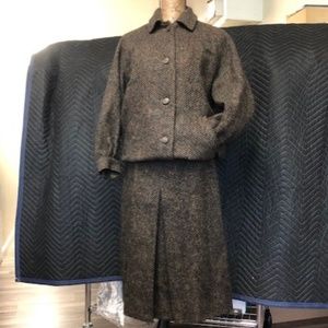 Vintage Burberry, womens 2 piece skirt/jacket